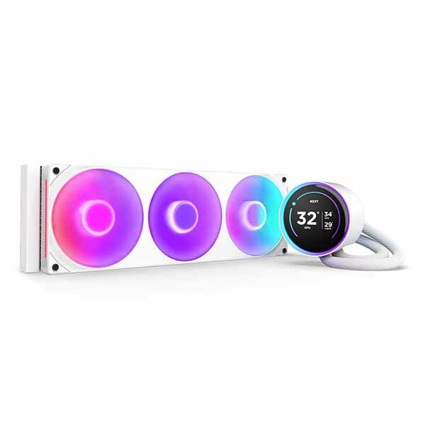 Other - NZXT Kraken Elite 360 RGB v2 White 水冷一体型CPUクーラー ホワイト｜RL-KR36E-W2