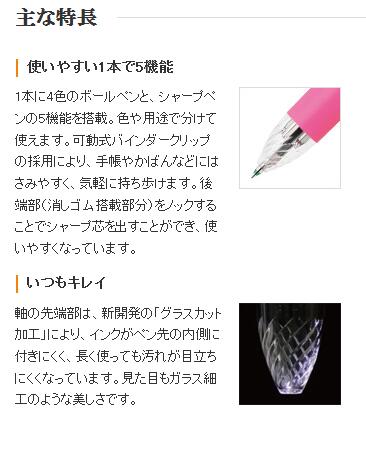 （3000本セット 単価430円）ゼブラ「サラサマルチ0.5（多機能ジェルボールペン）」フルカラー名入れ印刷代込み（インクジェット） ZEBRA