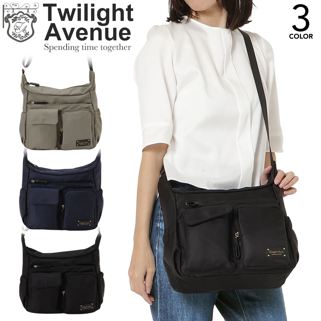 樂天商城 - 【20周年！最大5000円クーポン配布中】【多機能ショルダーバッグ】トワイライトアベニュー TWILIGHT AVENUE レディース メンズ 大容量 13ポケット 軽量 ナイロン素材 整理整頓しやすい 旅行 外出 4G64-00