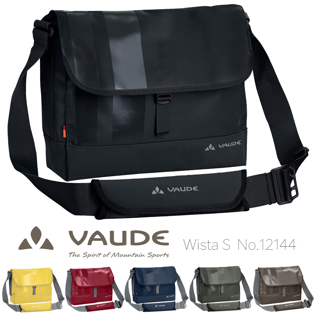 ショルダーバッグ メンズ VAUDE ファウデ ブランド ターポリン ポリエステル 撥水 通学 学生 タブレット対応 キャリーオンバッグ アウトドア 軽量 通勤バッグ 通勤 海外旅行バッグ メンズ バッグ 斜めがけ 12144 父の日