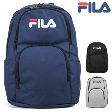 リュック バックパック メンズ FILA フィラ ラウンド B4 26L 2室 通学 高校生 通勤 出張 デイパック スクールバッグ レディース リュックサック 部活 大容量 メンズバッグ バッグ ブランド プレゼント 鞄 かばん カバン bag q5aqF11 7556 men's