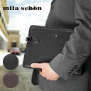 【最大1000円クーポン!お買い物マラソン】セカンドバッグ メンズ mila schon ミラショーン Cresta クレスタ ブランド 本革 クラッチバッグ レザー 軽量 日本製 メンズ バッグ 小さめ 193223 父の日(4)