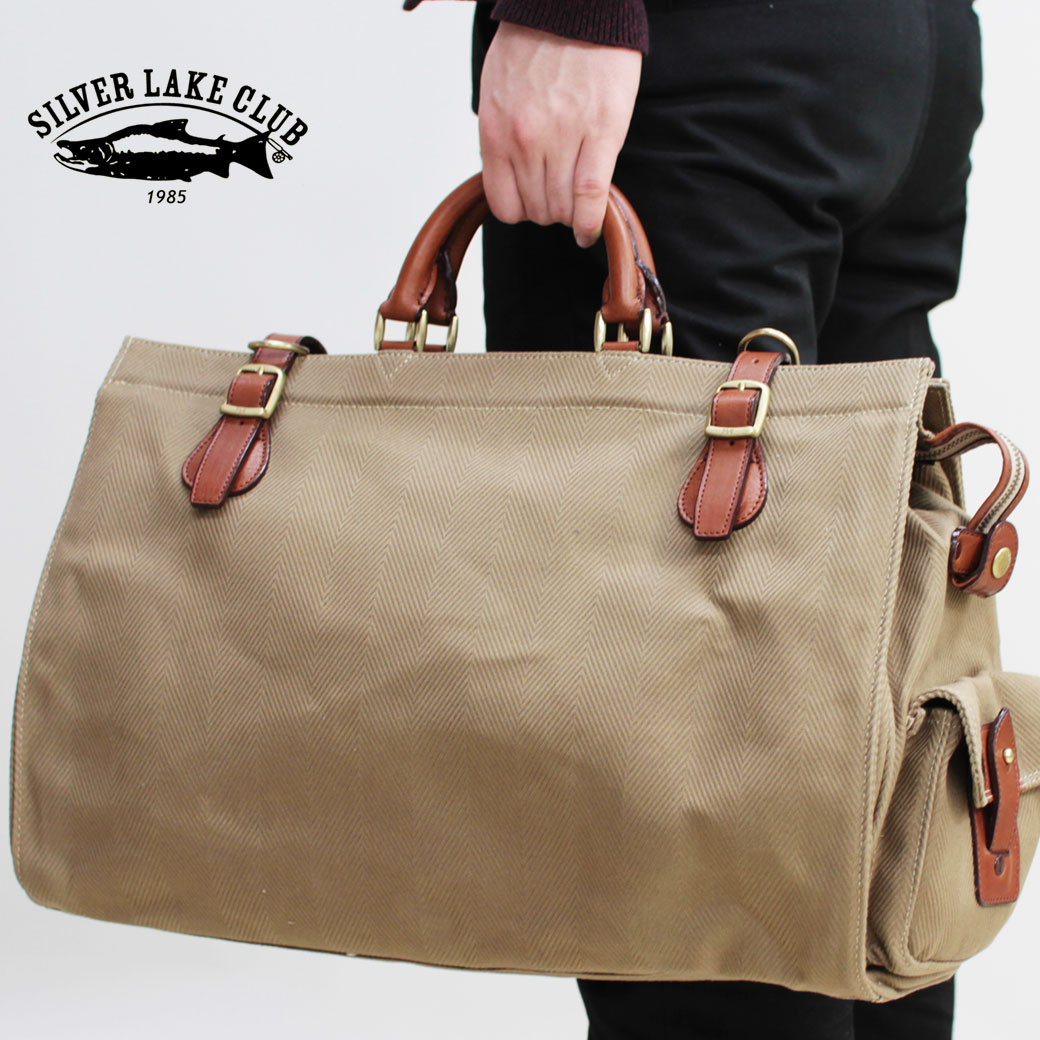 【限定クーポン発行中！】ボストンバッグ 旅行 SILVER LAKE CLUB シルバーレイククラブ Herring bone ヘリンボーン 2way B4 ショルダーバッグ 日本製 斜めがけ ブランド 通勤バッグ ゴルフ ボストンバッグ 大容量 修学旅行 ボストンバッグ メンズ バッグ