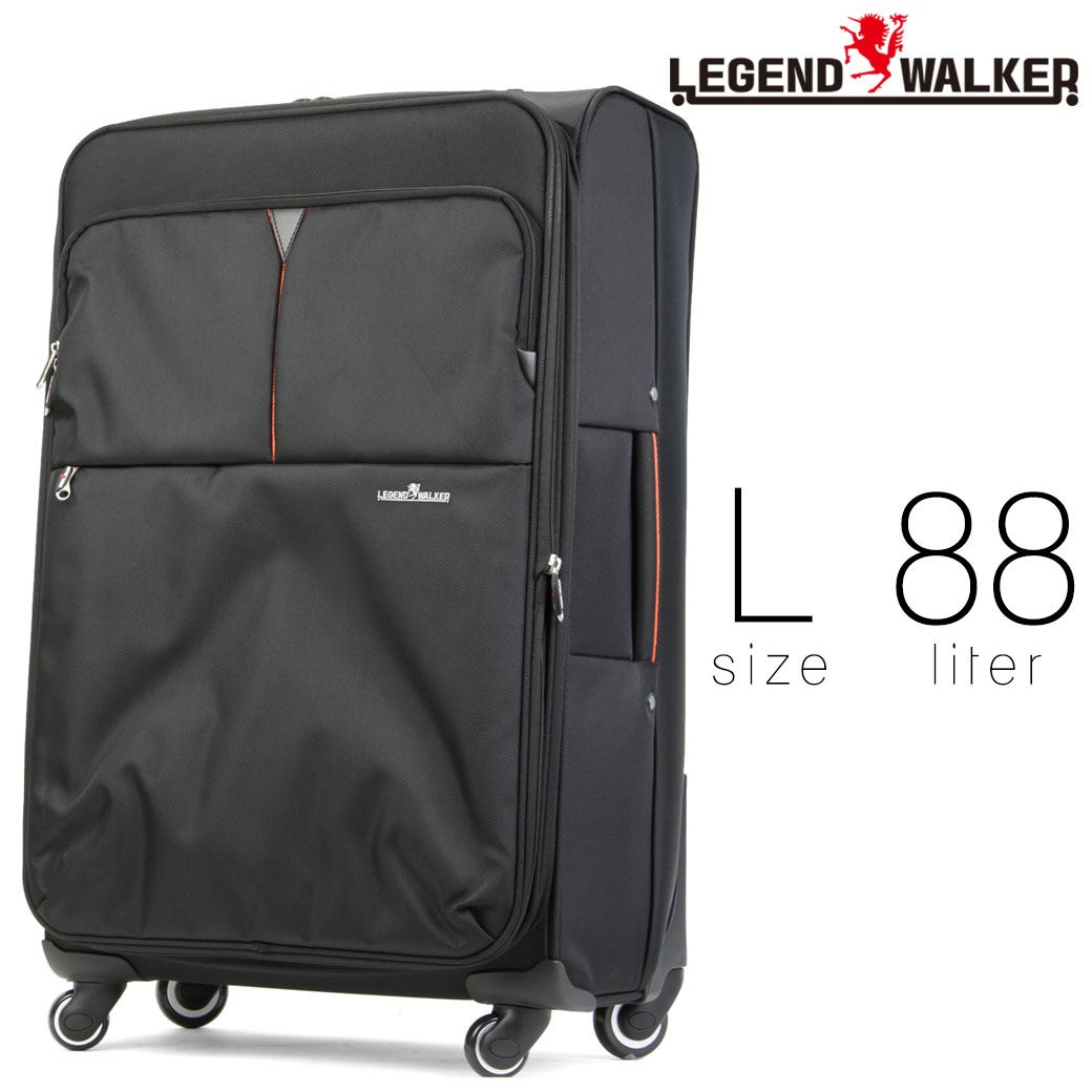 スーツケース キャリーケース メンズ Legend Walker レジェンドウォーカー SOFT CASE ソフトケース キャリーバッグ 旅行 出張 ナイロン 縦型 TSAロック 4輪 メンズバッグ バッグ ブランド プレゼント 鞄 かばん カバン bag 送料無料 men’s nylon