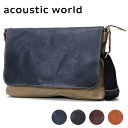 【期間限定！クーポン利用で500円OFF】ショルダーバッグ メンズ acoustic world アコースティックワールド Franck フランク ミニショルダー ブランド 斜めがけ バッグ 肩掛け 軽量 日本製 撥水 メンズ バッグ 小さめ aw00203