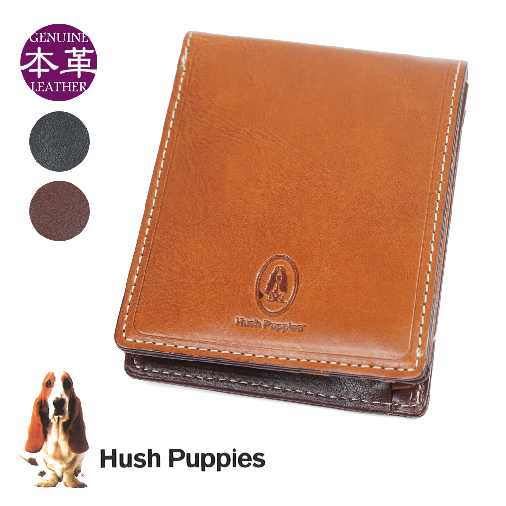 [ 4月10日限定!!割引クーポン配布中 ]二つ折り財布 メンズ Hush Puppies ハッシュパピー マゴ 折りたたみ メンズ 財布 二つ折り 財布 ブランド 折財布 メンズ 折り財布 hp0345のサムネイル