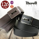 【マラソン限定!!割引クーポン配布中】ベルト メンズ Marelli マレリー 本革 ビジネス 紳士ベルト 本革 メンズ ベルト レザー 無段階 フィットバックル 日本製 メンズ ベルト ブランド mbs0012