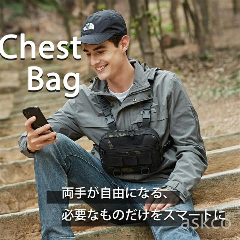 Bag - 【赤字覚悟！】送料無料 釣りバッグ チェストバッグ 防水 渓流釣り エギング ルアー収納 ウェーディング 多機能 アウトドア フィッシングバッグ コンパクト収納 サイクリング 小型 2WAY