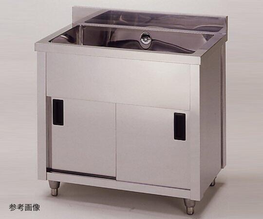 Other - 【業務用】流し台（1槽キャビネットシンク）600×450×800 業務用 厨房用品 キッチン用品 4-6935-06