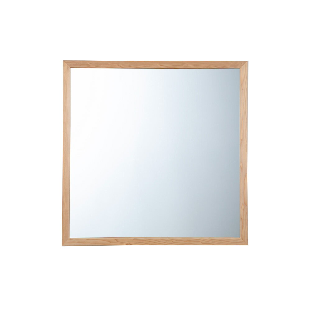 Mirror - 【業務用】ウォールミラー（スタンダード） W60×60mm ナチュラル 業務用 厨房用品 キッチン用品 4-7551-07