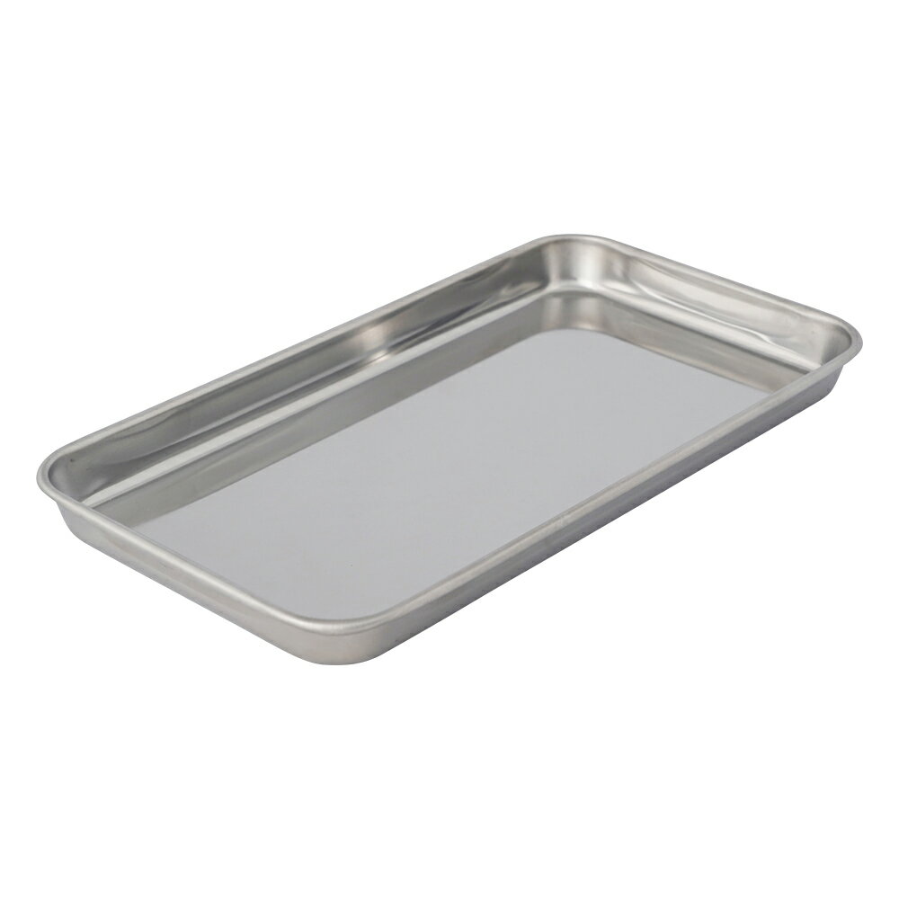 Rakuten - 【業務用】ステンレストレー 角型調理トレー（小） 業務用 厨房用品 キッチン用品 4-5511-03