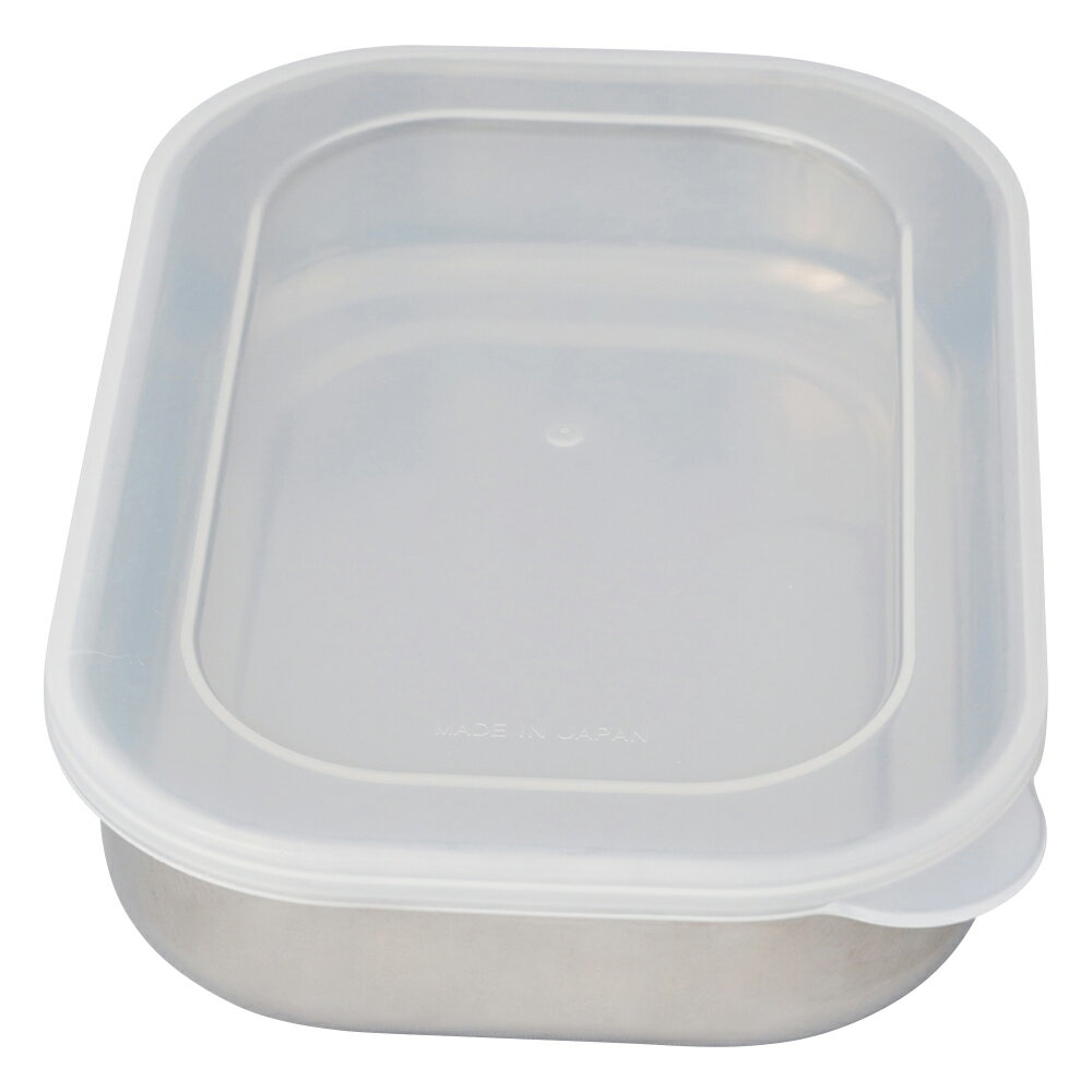 Rakuten - 【業務用】ステンレス容器 フタ付 角型容器（15×10cm） 業務用 厨房用品 キッチン用品 4-5512-04