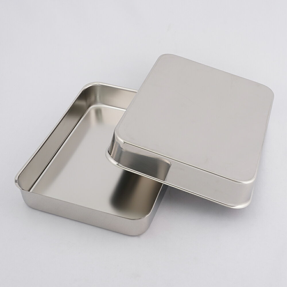 Rakuten - 【業務用】アズキッチン ステンレスバット 蓋つき 240×180×40mm 業務用 厨房用品 キッチン用品 4-6784-02