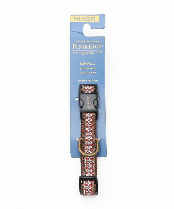 PENDLETON（ペンドルトン）のドッグカラーヴィンテージペンドルトンウールの模様にインスパイアされたこのコレクションはアメリカの熟練した職人によって作られたものです。■ナイロン素材【PENDLETON / ペンドルトン】1909年オレゴン州ペンドルトンの町に自社紡績工場を創業し ネイティブアメリカン向けのトレーディングブランケットの生産を開始しました。100年以上もの間 PENDLETONはアメリカンスタイルの標準を作りだし続けてきました。ペンドルトンは6代にわたって家族所有されてきた会社で アメリカの遺産 正統性 織物職人の技にこだわり続けています。※こちらの商品はお客様都合による返品・交換はご遠慮いただいております。予めご了承ください。　S首回27cmテープ幅2cm重さ40gミックス：