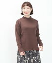 【期間限定P5倍】as know as シンプリブPO レディース 大きいサイズ トップス ニット 長袖 プルオーバー ニット タートル ハイネック 暖かい リブ 長袖 シンプル レーヨン ポリエステル ナイロン オオラカ