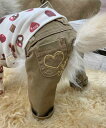 as know as Nハートde刺繍PT 犬 パンツ 犬服 ドッグウェア かわいい おしゃれ チョコ ミルク スイーツ ストレッチ デワン
