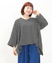 【期間限定P5倍】as know as ハニカムBDPO レディース 大きいサイズ トップス カットソー 長袖 プルオーバー オオラカ