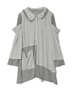 as know as ニュアンスでまくりSH レディース 大きいサイズ トップス カットソー シャツ オオラカ
