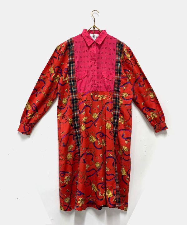 as know as スワップOP3古音 レディース ワンピース 長袖ワンピース