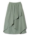 as know as 重なって華があるSK レディース ボトムス スカート フレア ギャザー ポリエステル 綿 秋 ポケット付き ウエストゴム かわいい おしゃれ 華やか トレンド 上品 ピンキー