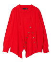 【期間限定P5倍】as know as 柔らか多様性アンサンブル レディース 大きいサイズ トップス ニット 長袖 プルオーバー セット カーデ プルオーバー 長袖 変形 伸縮 アンサンブル 2WAY かるい 暖かい リブ 天竺 オオラカ