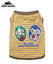 as know as KM☆モブレスラーT 犬 カットソー Tシャツ モブレスラー マルチボーダー 犬服 ドッグウェア かわいい カジュアル おしゃれ デワン