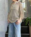 as know as メッシュポロカラーPO レディース トップス ニット 半袖 プルオーバー メッシュ ゆったり おしゃれ かわいい トレンド 春 夏 ピンキ...