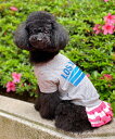 as know as NUVロサンゼルスT 犬 カットソー Tシャツ ロサンゼルス LA UV加工 犬服 ドッグウェア お揃い デワン