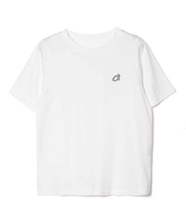 as know as フハク組ませ3in1PO レディース トップス カットソー 半袖 プルオーバー Tシャツ 半袖 ワッペン カットソー 布帛 ミックス ギャザー ゴム 接触冷感 吸水速乾 UVカット 機能素材 ドゥバズ