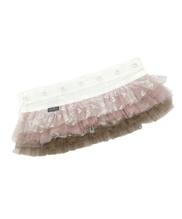 as know as NハートチュチュSK 犬 スカート 春 犬服 チュール ハート スカート デワン