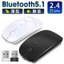 「楽天1位」 ワイヤレスマウス Bluetooth マウス Bluetooth5.1 無線マウス USB充電式 小型 静音 省エネルギー 2.4GHz 3DPIモード 光学式 高感度 Mac/Windows/surface/Microsoft Proに対応 ブラック ホワイト 父の日 送料無料