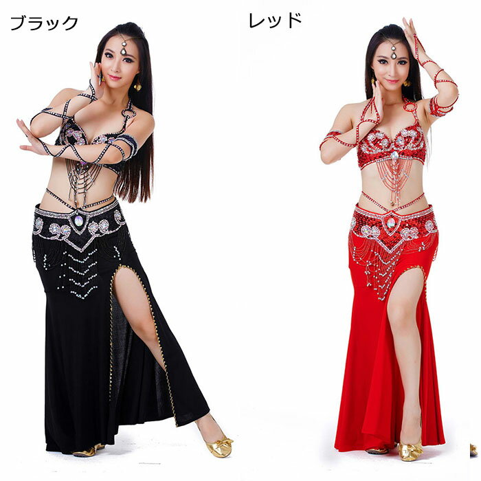 ベリーダンス 衣装 レディース 2点セット 3...の紹介画像2