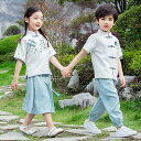 漢服 子ども服 男の子 中華服 2点セット 中国風 トップス 半袖 パンツ チャイナボタン 立ち襟 刺繍 花柄 夏 普段着 キッズ服 ジュニア 幼稚園 入学 卒業 小学生 文化祭 七五三 子供の日 撮影 写真 衣装 ステージ衣装 コスプレ 子供 ハロウイン 新作 可愛い 誕生日 100-180cm