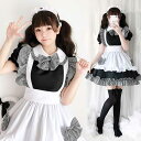 コスプレ衣装 メイド服 ワンピース ハロウイン ロリータ ゴスロリ ウェイトレス 仮装 衣装 コスチューム メイド アニメ 可愛い 姫様 コス エプロン カチュ...