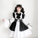 ロリータ メイド服 ゴシック ワンピース 長袖 コスプレ ハロウイン 衣装 男女兼用 仮装 衣装 コスチューム ロリータ服 メイド コスプレ衣装 可愛い 姫様 定番 フルセット エプロン カチューシャ リボン フラワー 男ウケ 余興 ゴスロリ 大人 メンズ レディース ハロウイン仮装