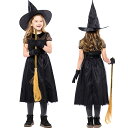 ハロウィン コスプレ ワンピース 半袖 魔女 巫女 コスチューム ウィッチ コスプレ衣装 魔法使い 仮装 ハロウィン衣装 子供 女の子 ガールズ 衣装 変装 万...