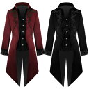 タキシード メンズ 礼服 燕尾服 ハロウィン スーツジャケット コスプレ 全3色 ステージ衣装 舞台衣装 テーラードジャケット ゴシック ロング コート ライブ...