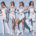 ダンス衣装 大人 ジャズダンス 4タイプ 2色 セットアップ トップス スカート パンツ ヘソ出し レース 夜店 DS演出服 DJ ストリート ヒップホップ 原...