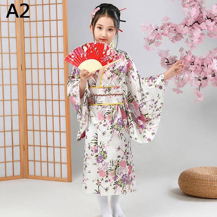 浴衣 和風 子供服 着物 子供 コスプレ衣装 キッズ 女の子ドレス 和服 花柄 ハロウ...
