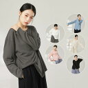 ダンストップス レディース モダンダンス トップス 長袖 ポケット 全6色 レッスンウェア ダンス練習着 ダンス衣装 トップス 練功服 アシンメトリー ジャズダ...
