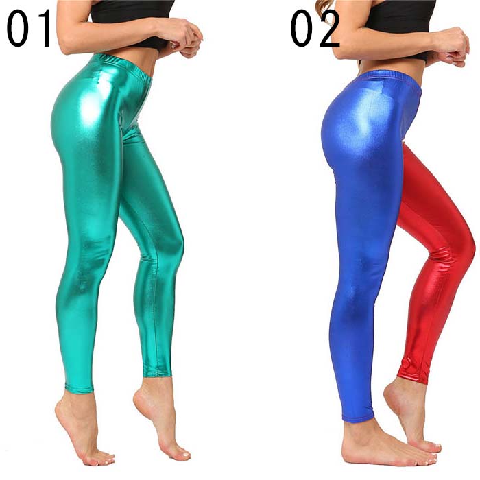 ヒップホップ パンツ 着痩せ タイトパンツ レ...の紹介画像2