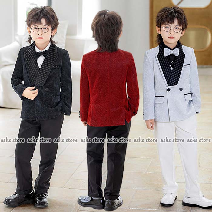 子供 スーツ 七五三 男の子スーツ 配色 卒業式 キッズ スーツ フォーマルスーツ 制服 韓国子供 入学式 卒園式 子供スーツ 子供服 長袖 セットアップ ジャケット ベスト シャツ パンツ ネクタイ 入園 幼稚園 ステージ衣装 司会 お受験 発表会 結婚式 撮影 子供の日 おしゃれ