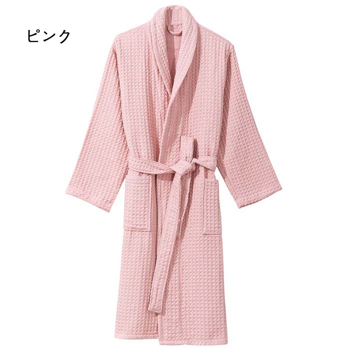 男女兼用 パジャマ ペアルック綿 浴衣 バスロ...の紹介画像3