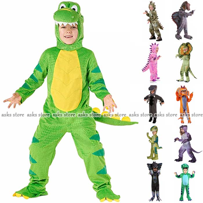 ハロウィン衣装 子供 コスチューム ダイナソー 恐竜 コスプレ 子供仮装 キッズ 動物 アニマル 子ども用 パーティーグッズ 動物服 着ぐ..