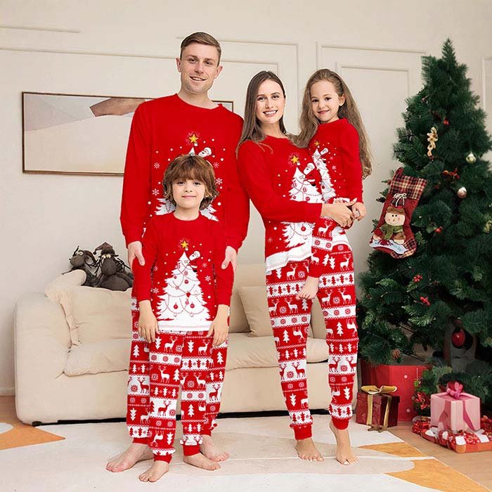 Rakuten - クリスマスパジャマ 親子コーデ ペアルック クリスマスイブ パジャマ ルームウェア 親子ペア サンタコス 寝巻き クリスマス衣装 親子ペア ナイトウェア クリスマス元素 クリスマスツリー パジャマ 家族お揃い 部屋着 欧米風 クリスマス 家族お揃い サンタコス カップル