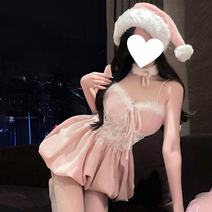 Rakuten - クリスマスイブ ランジェリー ワンピース レース サンタ帽子 サンタコス 仮装 エプロン ベビードール クリスマス コスプレ 衣装 セクシー バニーガール サンタ コスチューム レディース 女性 ミニスカ ふわふわ キャバ嬢 大人 パーティー イベント プレイ 男うけ エロ