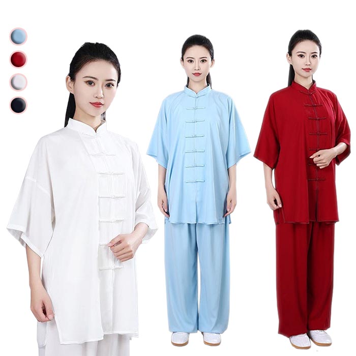 Rakuten - 武術服 カンフー ウーシュー ウェア 男女兼用 太極拳服 上下セット 半袖 太極拳ウェア 武術表演服 チャイナ服 カンフーパンツ コスプレ 衣装 発表会 スポーツ 武術 ゆったり ギフト メンズ レディース 通気 功夫 練功服 無地 文化祭 学園祭 イベント 演出服 スポーツウェア