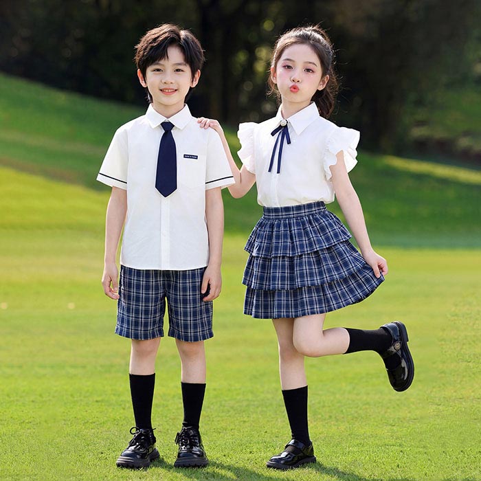 乐天商城 - 子供服 チアダンス 女の子 男の子 韓国風 幼稚園 上下セット 半袖 シャツ 花柄 スカート ショートパンツ チェック柄 キッズ 応援団衣装 子ども服 小学生 イベント 合唱 運動会 発表会 団体服 チーム衣装 韓国風 発表会 演出服 お遊戯会 イベント お揃い かわいい 卒業式 制服
