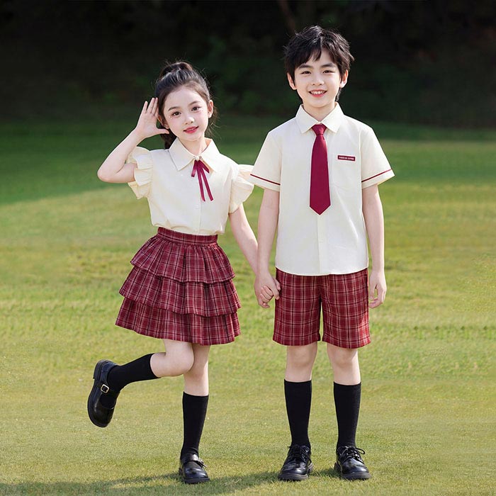 Rakuten - 子ども服 小学生 イベント 韓国風 幼稚園 上下セット 半袖 シャツ 花柄 スカート ショートパンツ チェック柄 子供服 チアダンス 女の子 男の子 キッズ 応援団衣装 合唱 運動会 発表会 団体服 チーム衣装 韓国風 発表会 演出服 お遊戯会 イベント お揃い かわいい 卒業式 制服