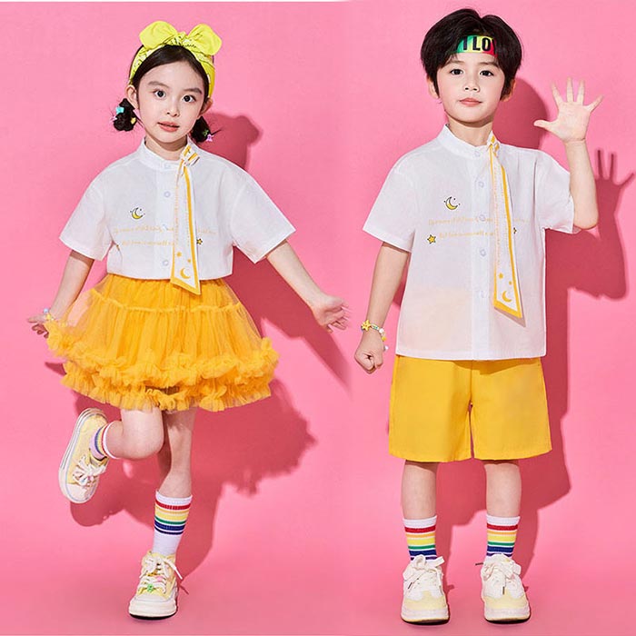 乐天商城 - キッズ チアダンス衣装 子供 幼稚園 セットアップ 半袖シャツ チュチュ ショートパンツ スカート 余興 学園祭 文化祭 女の子 男の子 ステージ衣装 ヒップホップ チア 子ども服 運動会 応援団 ジャズダンス ジュニア 卒業 合唱 発表会 ジャズ ジュニア 演出服 HIPHOP 可愛い